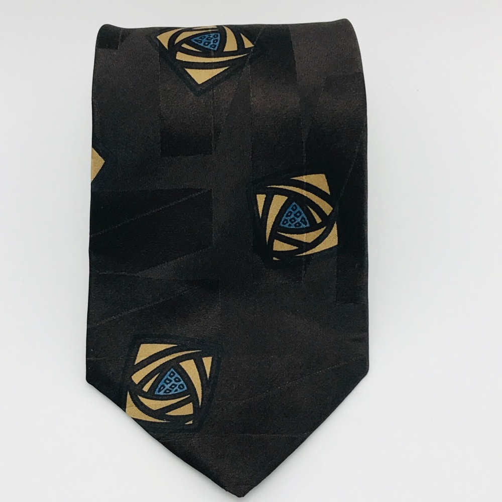 Guy Laroche Geometric Pattern Tie - image 2